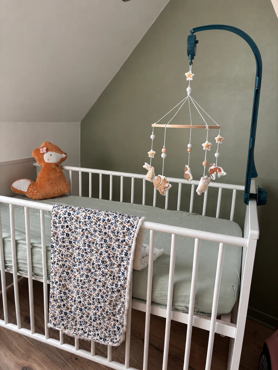 Couverture de bébé texturée et moelleuse "Brise céleste"