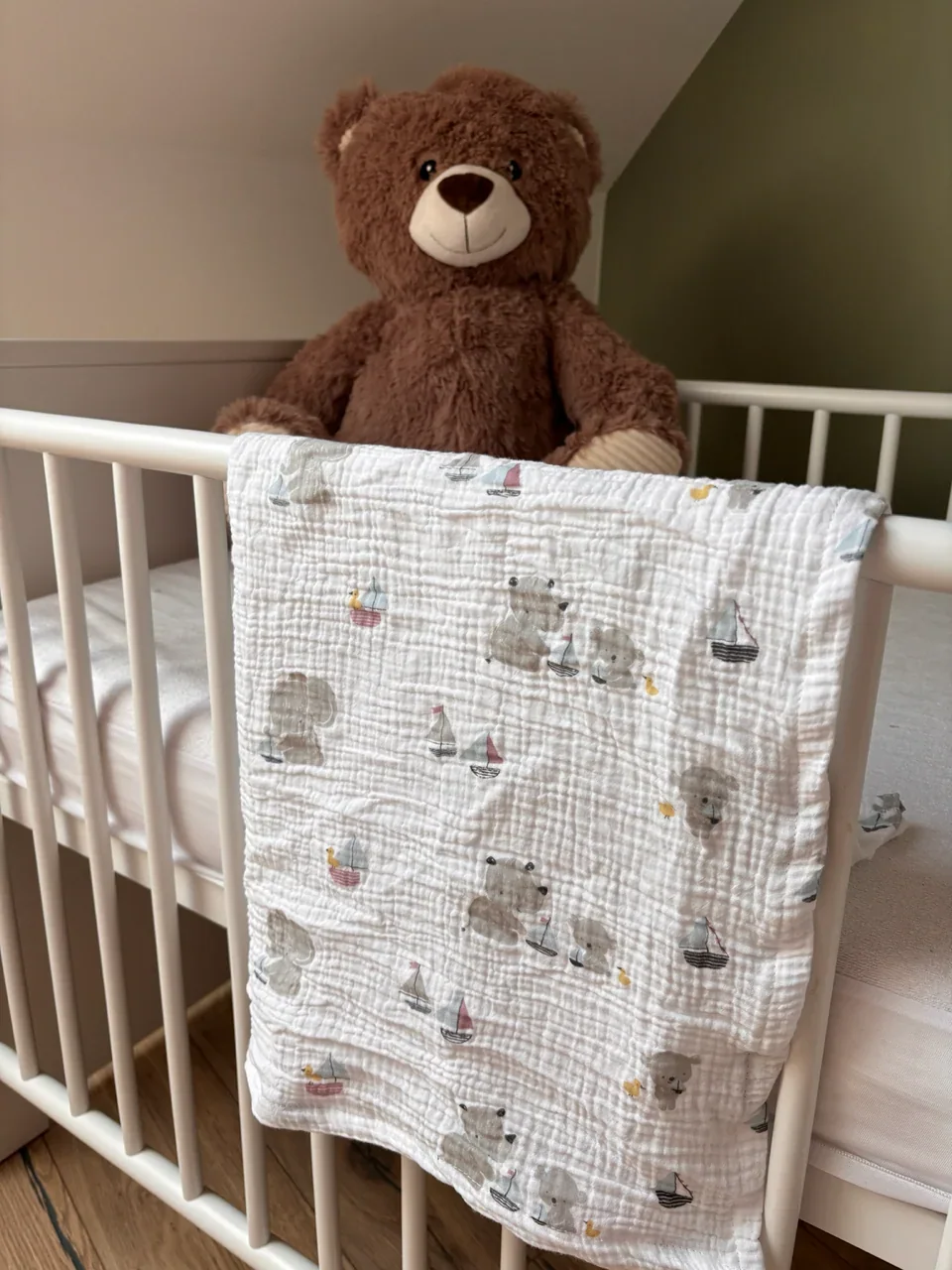 Lange bébé en gaze de coton 70x70 cm